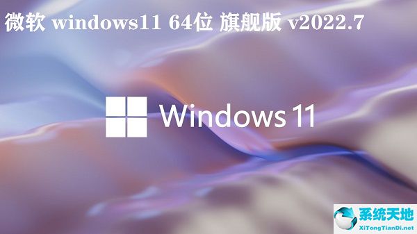 微软 windows11 64位旗舰版 v2022.7